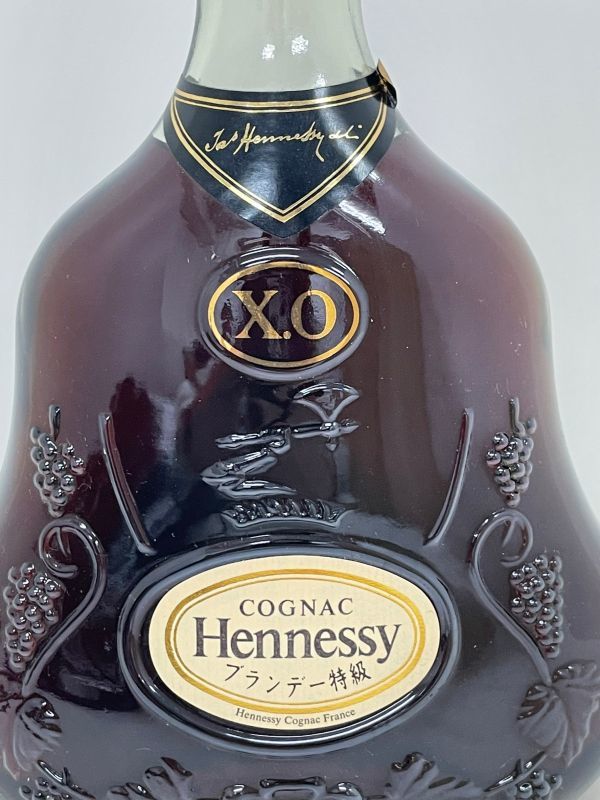 S434-O3-1294 Hennessy ヘネシー XO 金キャップ グリーンボトル 700ml
