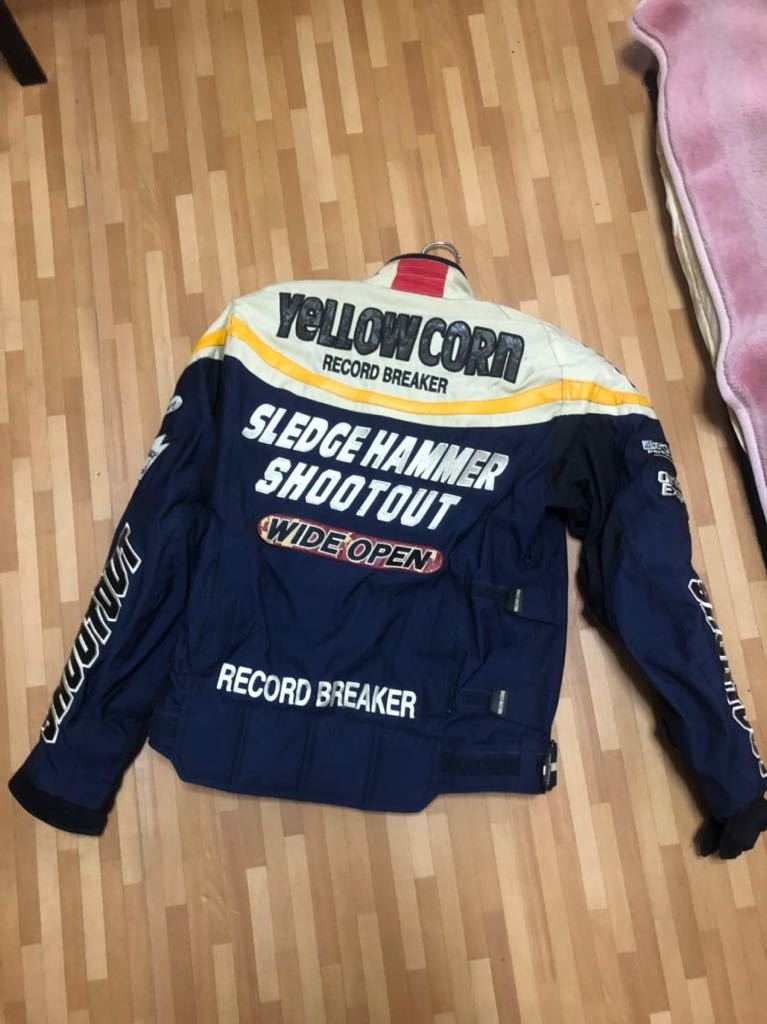 イエローコーン 中古 上着 YELLOW CORN イエローコーン 革ジャン L 