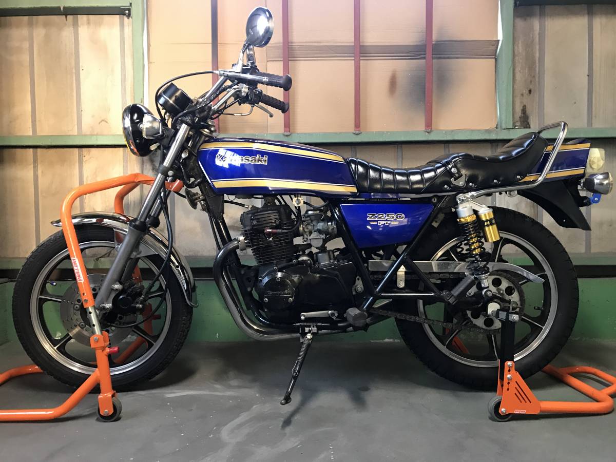  1円スタート カワサキ Z250FT カスタム車 オイル交換後発送 ローン可 Z400FX Z1 ゼファー ZRX XJ GS CB(126cc-250cc)｜売買されたオークション情報、yahooの商品情報をアーカイブ公開 - オークファン 126cc-250cc
