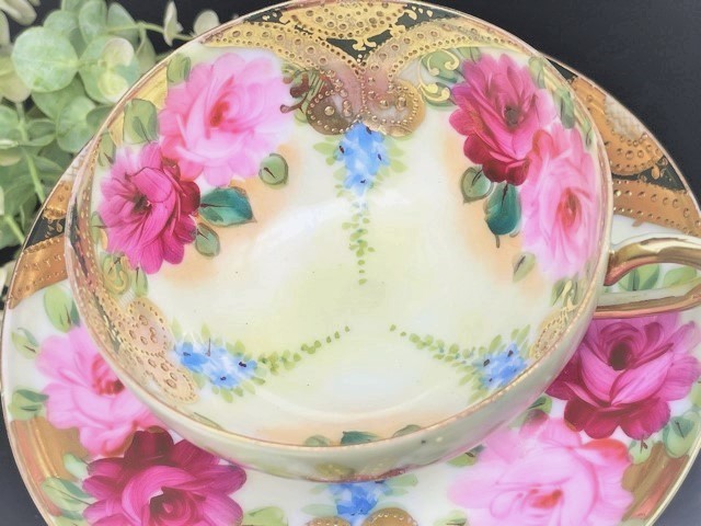花ハンドル デミタス C&S ◇ オールドノリタケ | AWO-SCHWABEN.DE