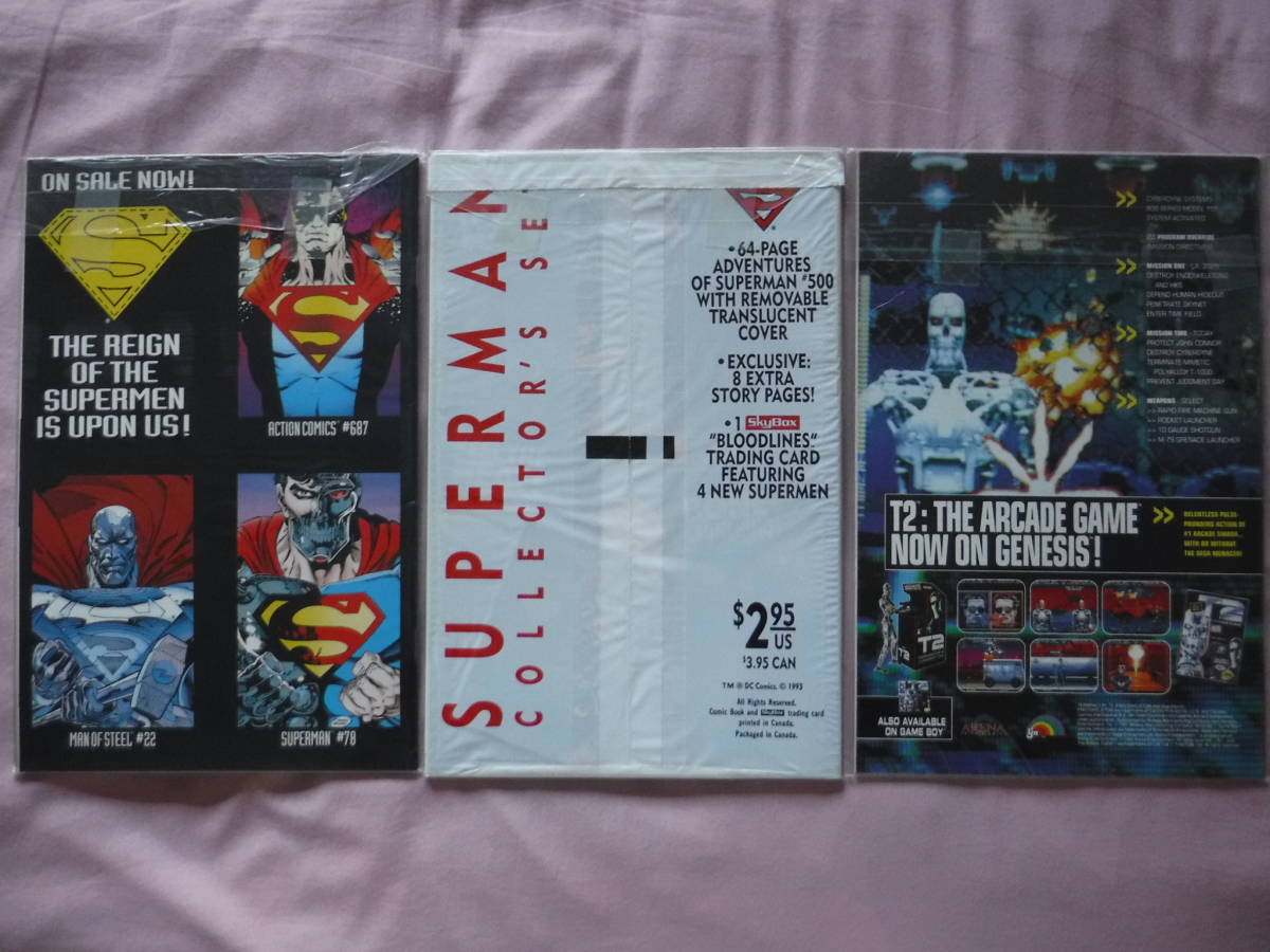 アメコミ版「スーパーマン」未開封3冊 翻訳アメコミ 月刊スーパーマン
