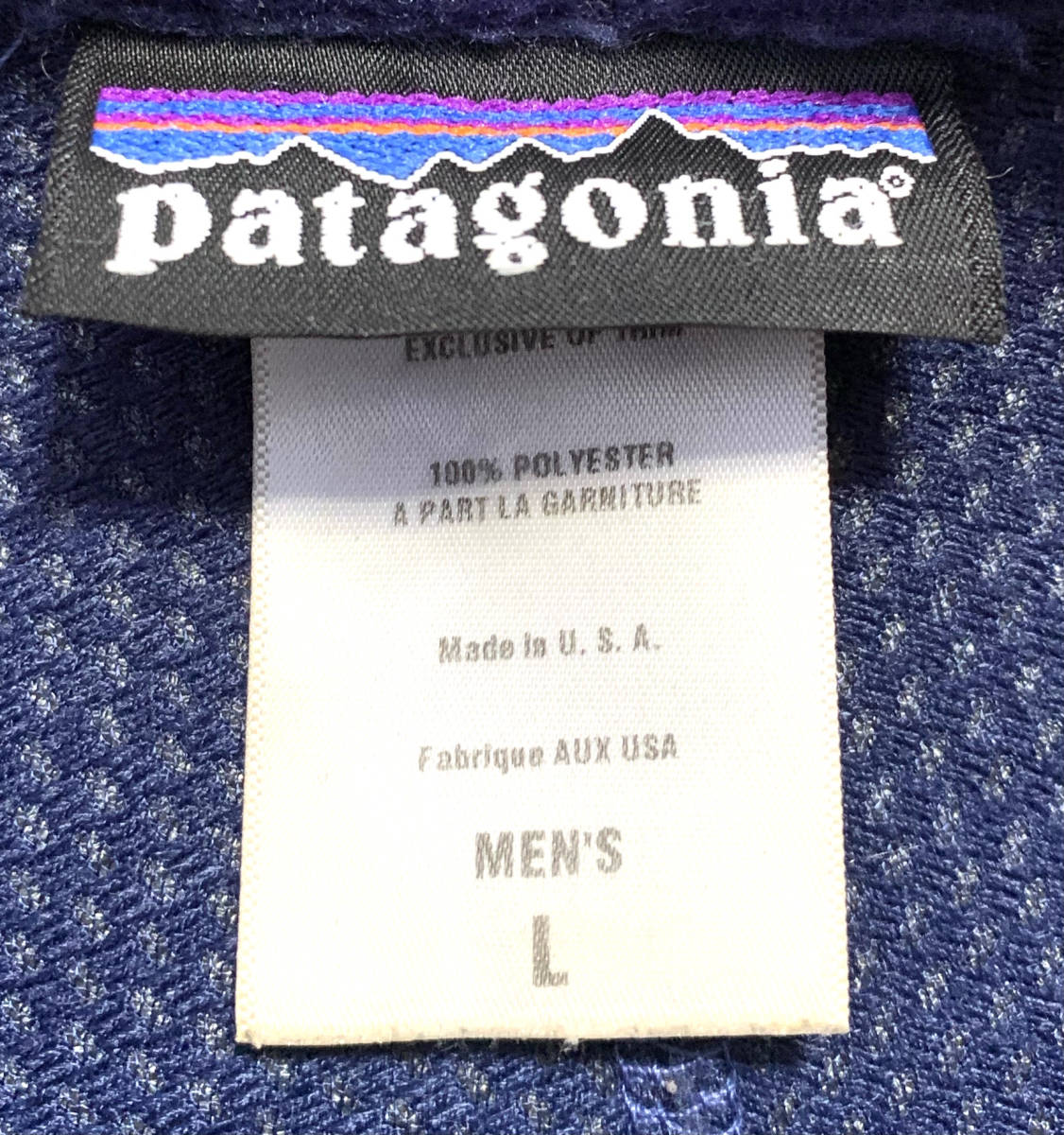 極希少【USA製】Patagonia パタゴニア レトロX フリースジャケット L (XL相当) 06年モデル F6 メンズ 保温性抜群 パイル ネイビー パタゴニア レトロX patagonia 極希少USA製Patagonia アウトドアウエア パタゴニア公式