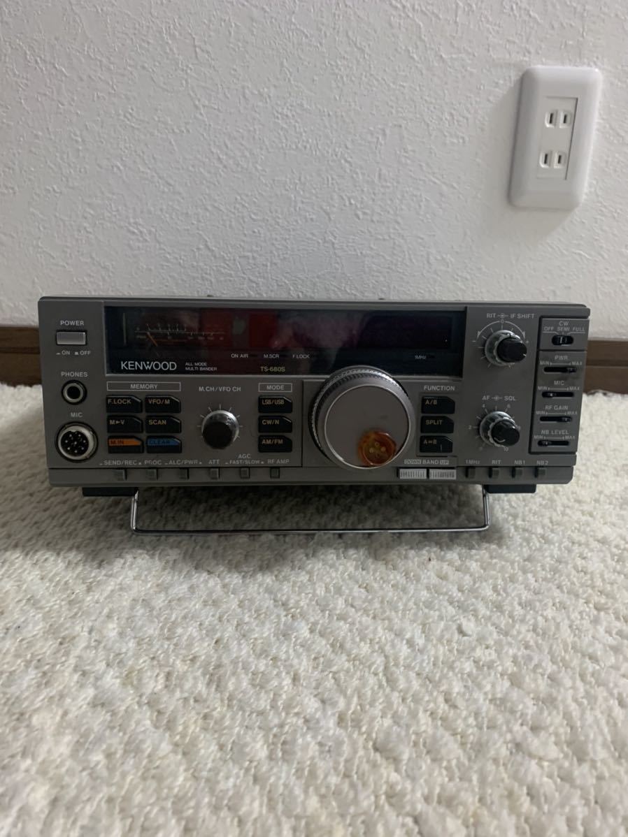 KENWOOD TS-680S アマチュア 無線機本台のみ 未確認品 当方出をご覧