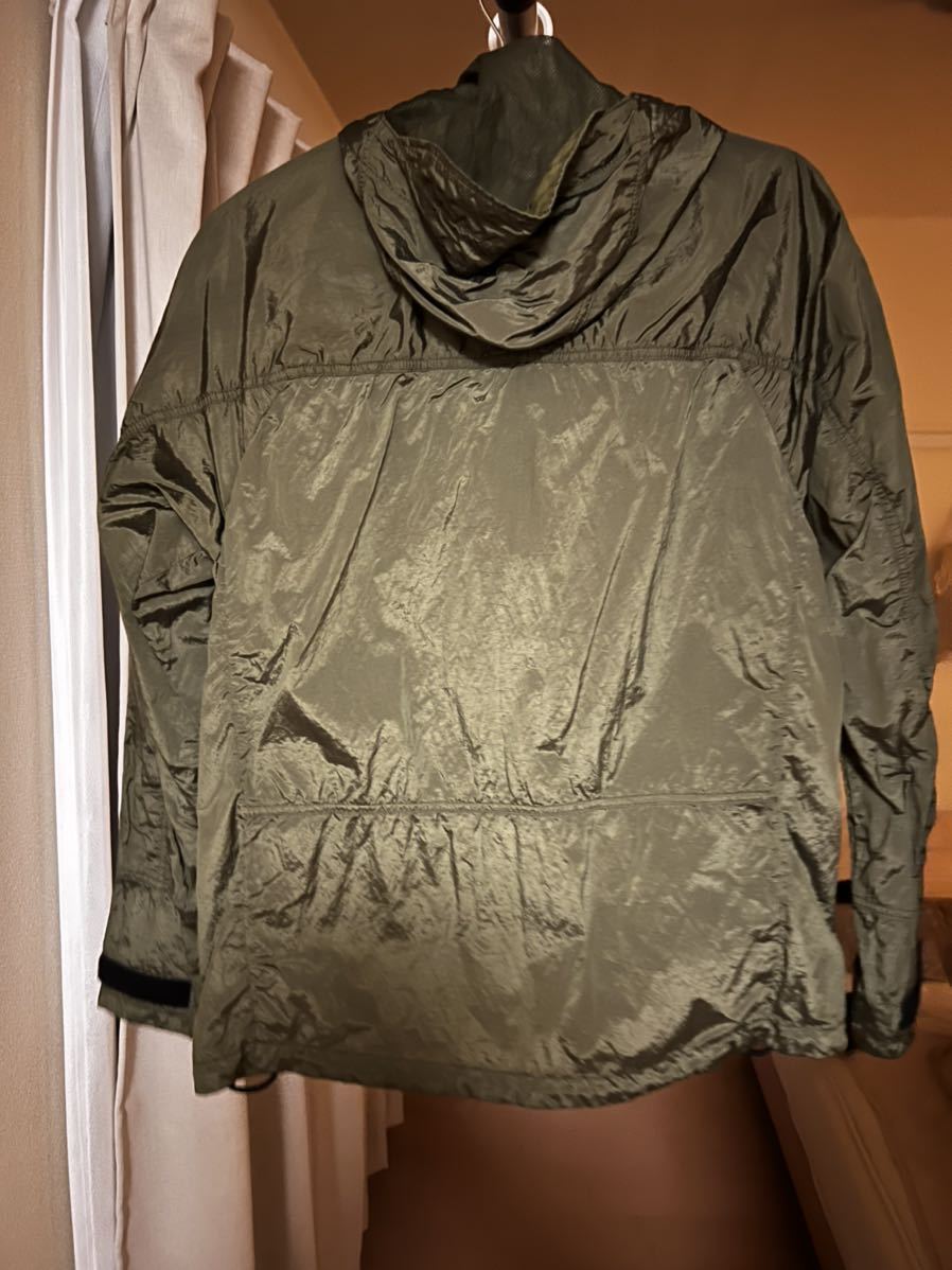 Stone Nylon Island Metal Hooded Jacket - Down Watro Black ISLAND in STONE Parka Gray DPUS