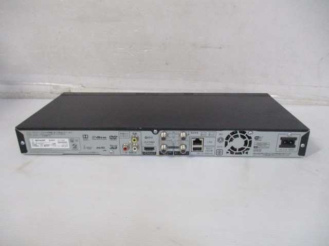 SHARP BD-NW2000 2TB⁄HDD⁄BDレコーダー 2016年製 シャープ BD