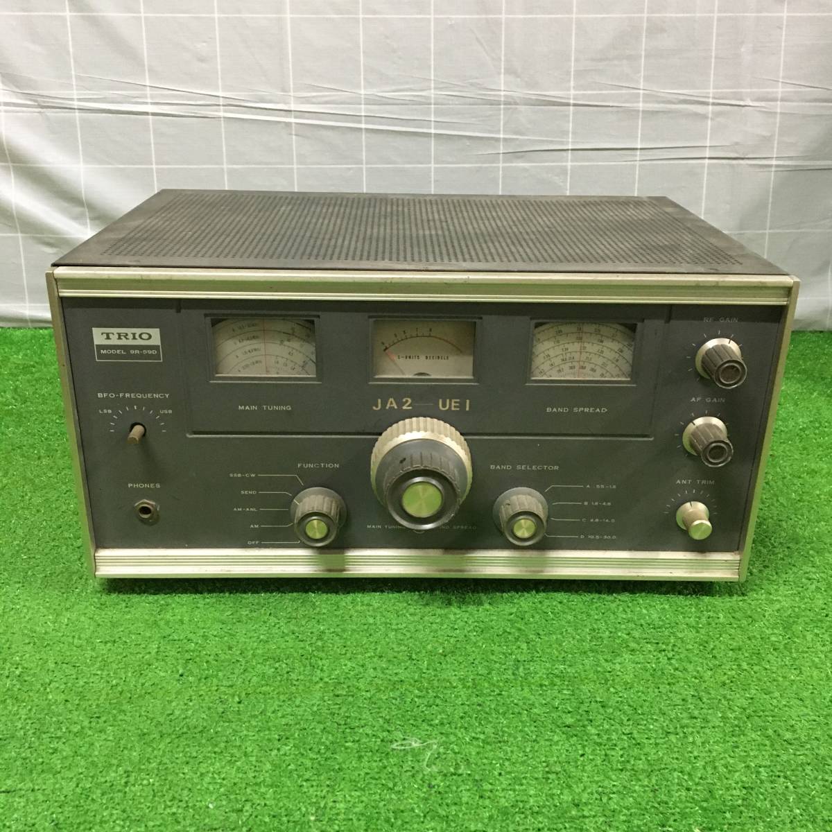TRIO トリオ JR-60 Yahoo!オークション - 受信機 HF帯⁄50MHz 動作品