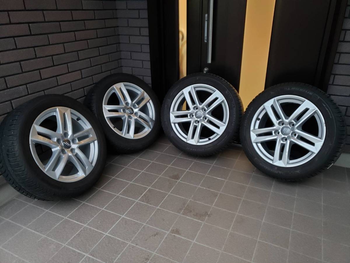 Audi A4 17インチ 味わい深い ホイール スタッドレス225/50-17