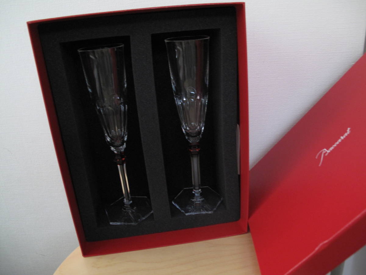 新品未使用 Baccarat バカラ シャンパングラス ペア バカラ