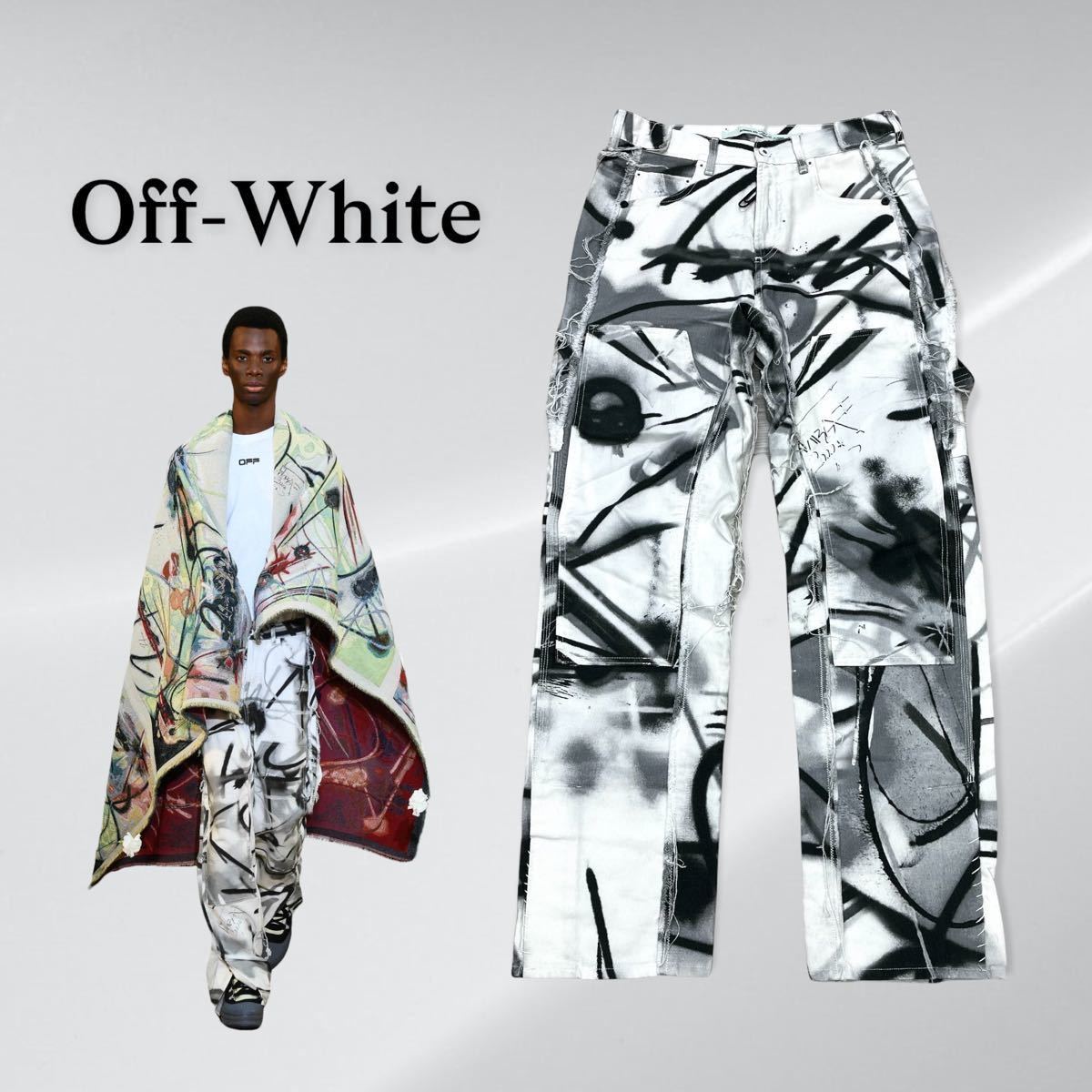 OFF-WHITE 20SS FUTURA x OFF-WHITE(オフ T-SHIRT Over S⁄S c⁄