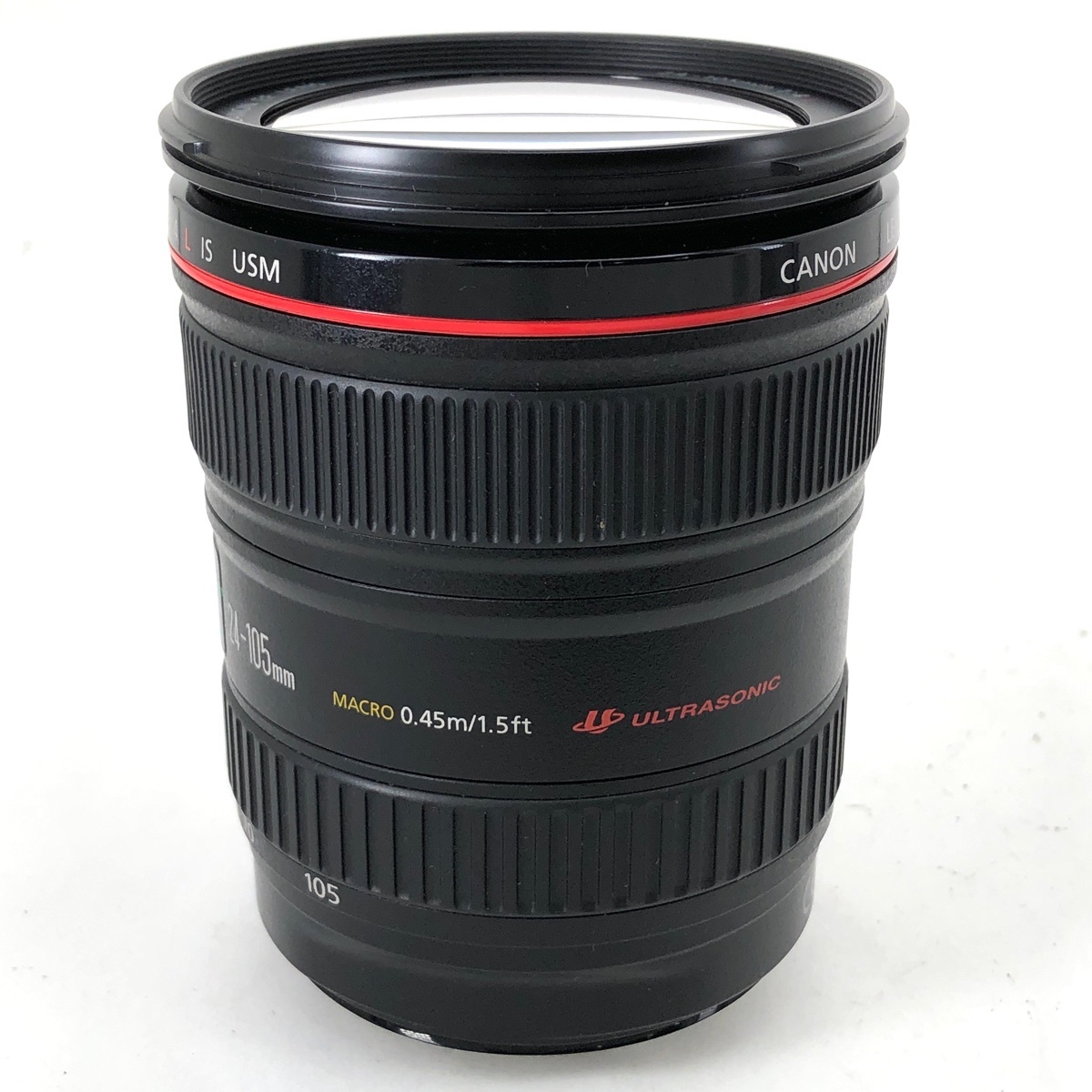 キヤノン Canon EF 24-105mm F4 L IS USM 一眼カメラ用（オートフォーカス） 【中古】 USM IS Canon 良品Canon EF24-105 1円スタート売り切り