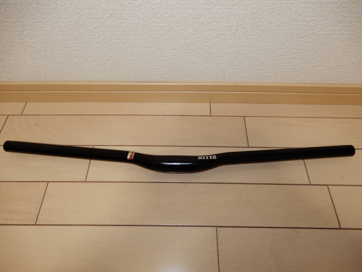 NITTO for shred bar (black/31.8mm) 650mm ライザーバー ハンドル 
