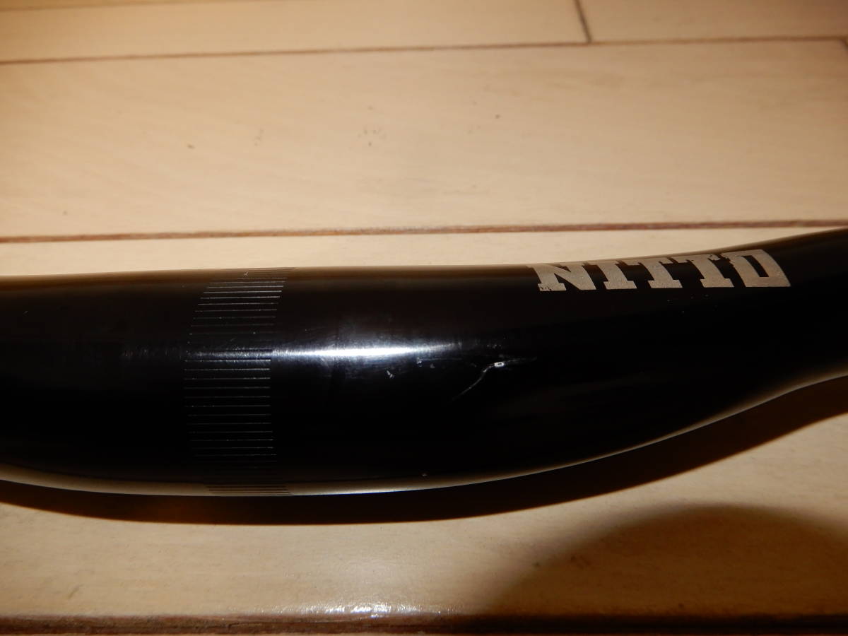 NITTO for shred bar (black/31.8mm) 650mm ライザーバー ハンドル 