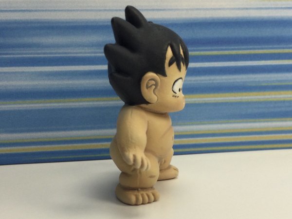 ドラゴンボール 消しゴム 塗装 幼少 孫悟空 大猿後 シッポ無し 裸ver 