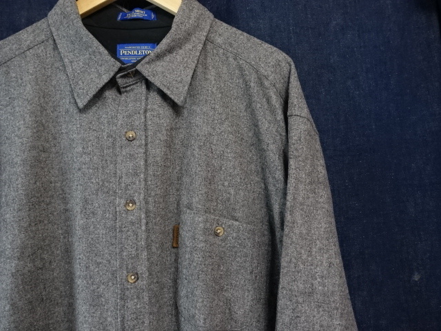 ビッグ サイズ シルエット ペンドルトン TRAIL SHIRT 長袖 エルボーパッチ ウール シャツ XXL / PENDLETON ②
