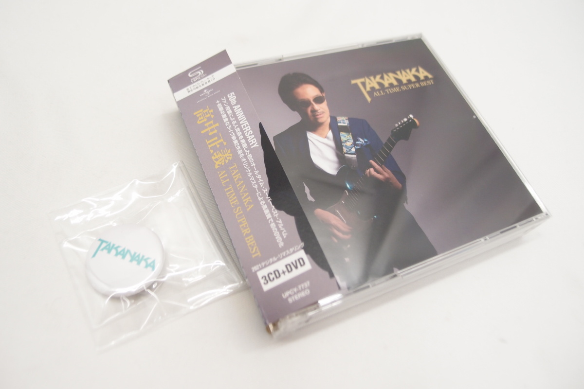 TIME SUPER ALL 高中正義 BEST 3CD+DVD TAKANAKA △WV588 中古 缶