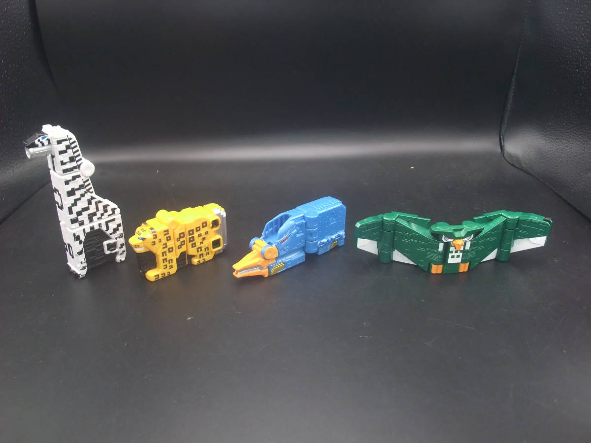 【赤字超特価，SALE】 ジュウオウキューブウエポンEX 4個 セット シマウマ ヒョウ カモノハシ フクロウ 動物戦隊 ジュウオウジャー(戦隊シリーズ)｜売買されたオークション情報、yahooの商品情報をアーカイブ公開 戦隊シリーズ