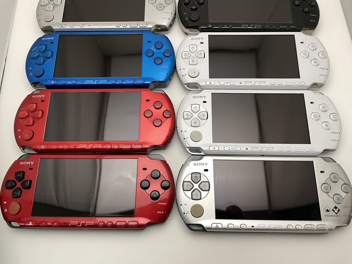 PSP3000 4台セット プレイステーションポータブル 起動確認済 五月蝿く