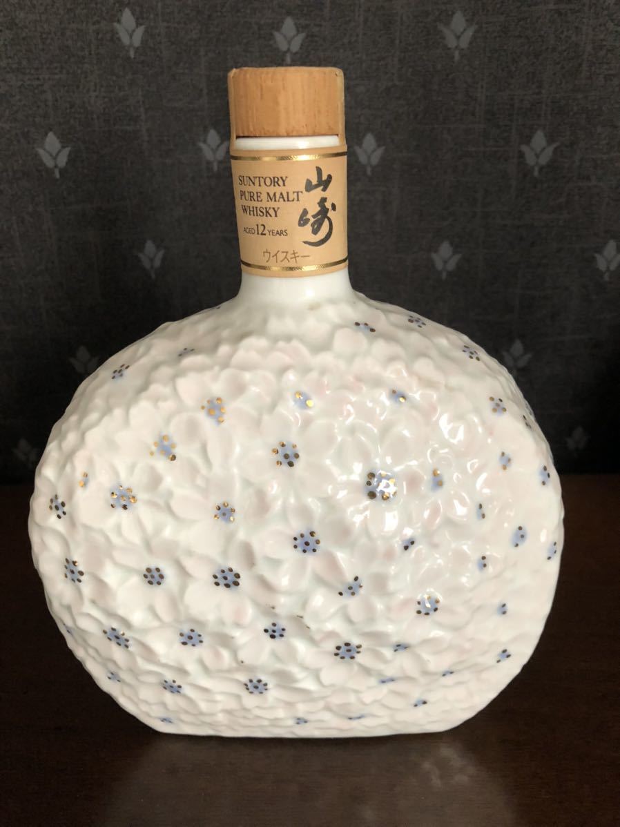 サントリー/SUNTORY 山崎12年 桜 陶器製 有田焼600ml《未開栓