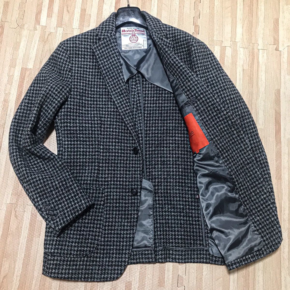 最新作，本物保証ほぼ アーバンリサーチ ROSSO ハリスツイード 千鳥格子ツイードテーラードジャケット サイズM/アーバンリサーチ 定価約40 000円(Mサイズ)｜売買されたオークション情報、yahooの商品情報をアー Mサイズ