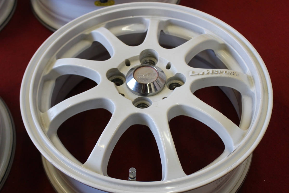 ■■ LM SPORT 白色 ■■ 15×5J +45 PCD100/4H 4本 軽自動車 アルトワークス キャスト ハスラー N-BOX ウェイク スペーシアカスタム LM レアマイスター LEHRMEISTER（レアマイスター） White GAB 100」の人気商品一覧・価格比較