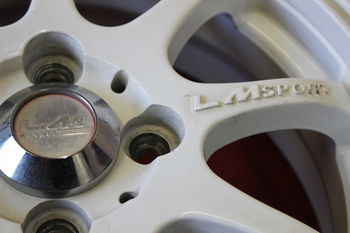 ■■ LM SPORT 白色 ■■ 15×5J +45 PCD100/4H 4本 軽自動車 アルトワークス キャスト ハスラー N-BOX ウェイク スペーシアカスタム LM レアマイスター LEHRMEISTER（レアマイスター） White GAB 100」の人気商品一覧・価格比較
