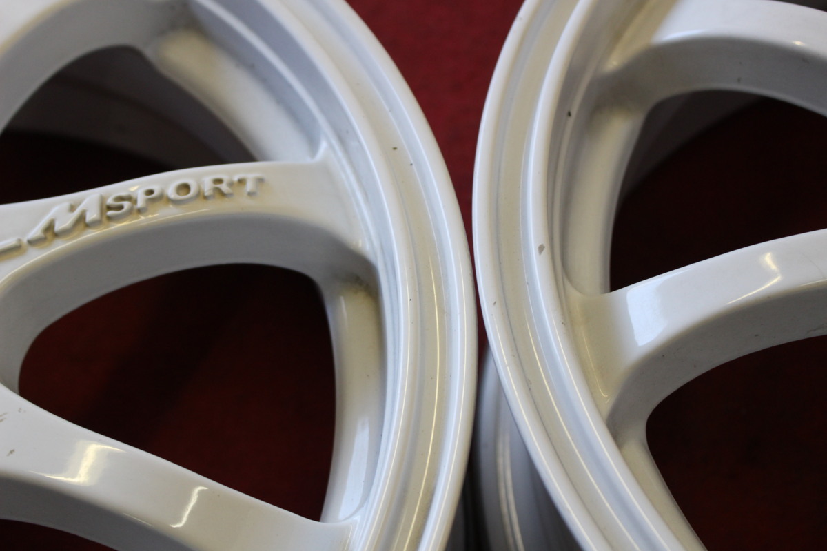 ■■ LM SPORT 白色 ■■ 15×5J +45 PCD100/4H 4本 軽自動車 アルトワークス キャスト ハスラー N-BOX ウェイク スペーシアカスタム LM レアマイスター LEHRMEISTER（レアマイスター） White GAB 100」の人気商品一覧・価格比較