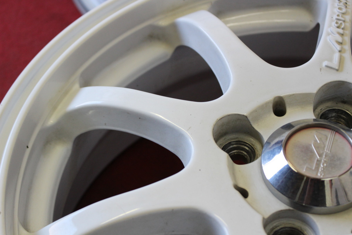 ■■ LM SPORT 白色 ■■ 15×5J +45 PCD100/4H 4本 軽自動車 アルトワークス キャスト ハスラー N-BOX ウェイク スペーシアカスタム LM レアマイスター LEHRMEISTER（レアマイスター） White GAB 100」の人気商品一覧・価格比較