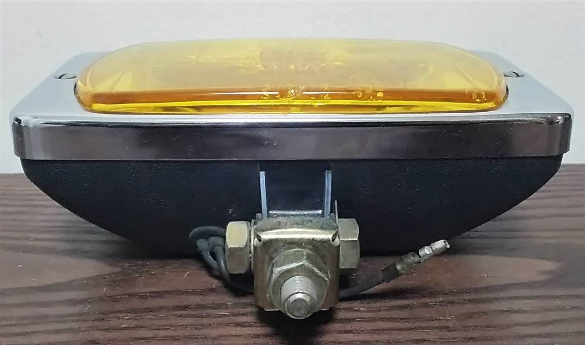当時物 旧車 フォグランプ 0 シビエ 新品 CIBIE シビエ95角型 フォグランプ＆ドライビングランプ 角型 IODE 1 ドライビングランプ 2個セット(カバー付 CIBIE(シビエ) イエローレンズ