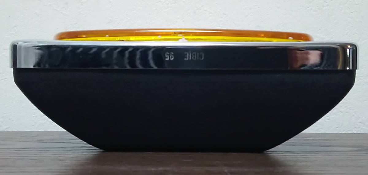 当時物 旧車 フォグランプ 0 シビエ 新品 CIBIE シビエ95角型 フォグランプ＆ドライビングランプ 角型 IODE 1 ドライビングランプ 2個セット(カバー付 CIBIE(シビエ) イエローレンズ