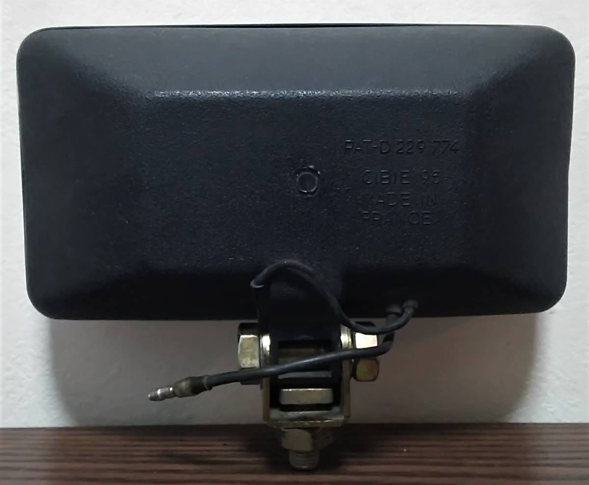 当時物 旧車 フォグランプ 0 シビエ 新品 CIBIE シビエ95角型 フォグランプ＆ドライビングランプ 角型 IODE 1 ドライビングランプ 2個セット(カバー付 CIBIE(シビエ) イエローレンズ
