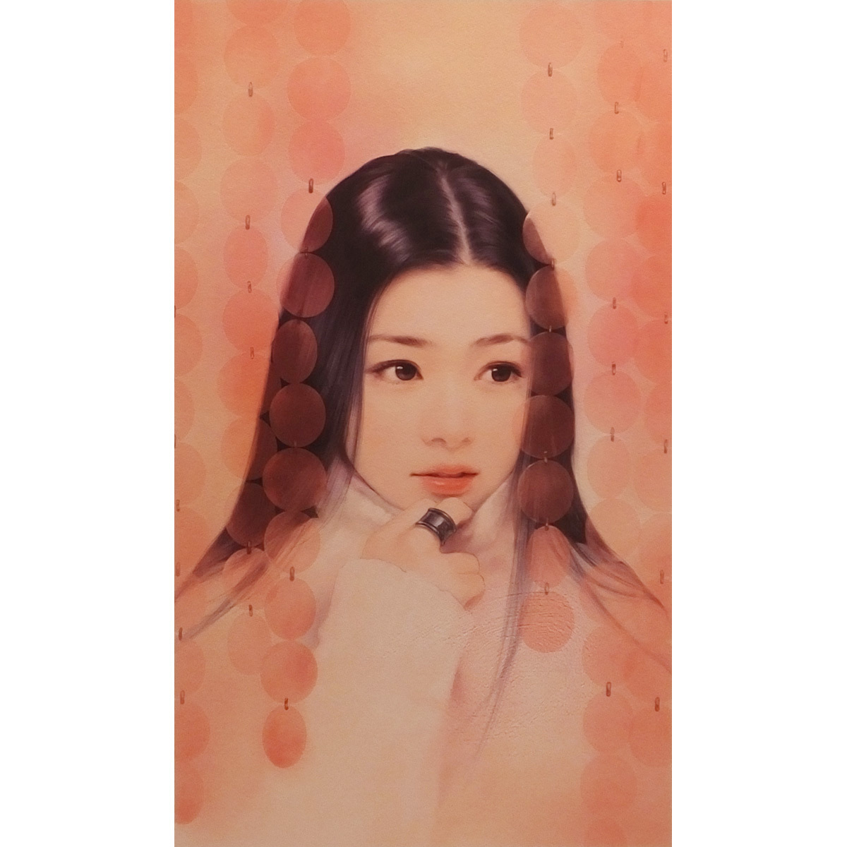 1円～◇おたからや◇xm99 平凡・陳淑芬 秋意閑閑 ジクレー+手彩色 人物