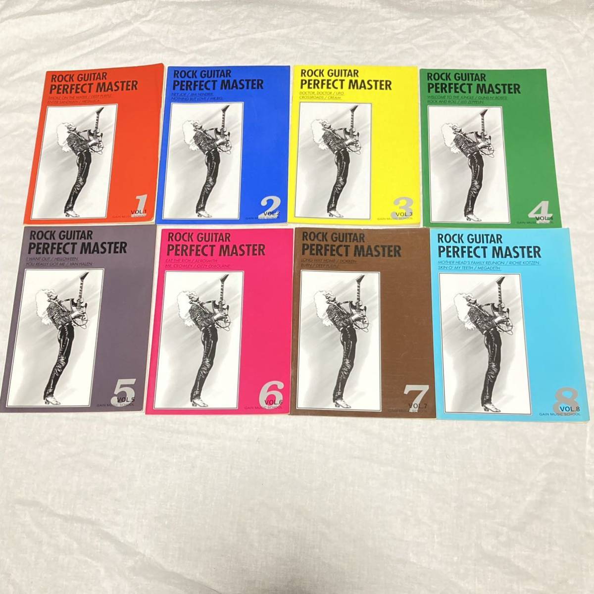 ロックギター完全マスター vol.1〜vol.16 ゲインミュージックスクール