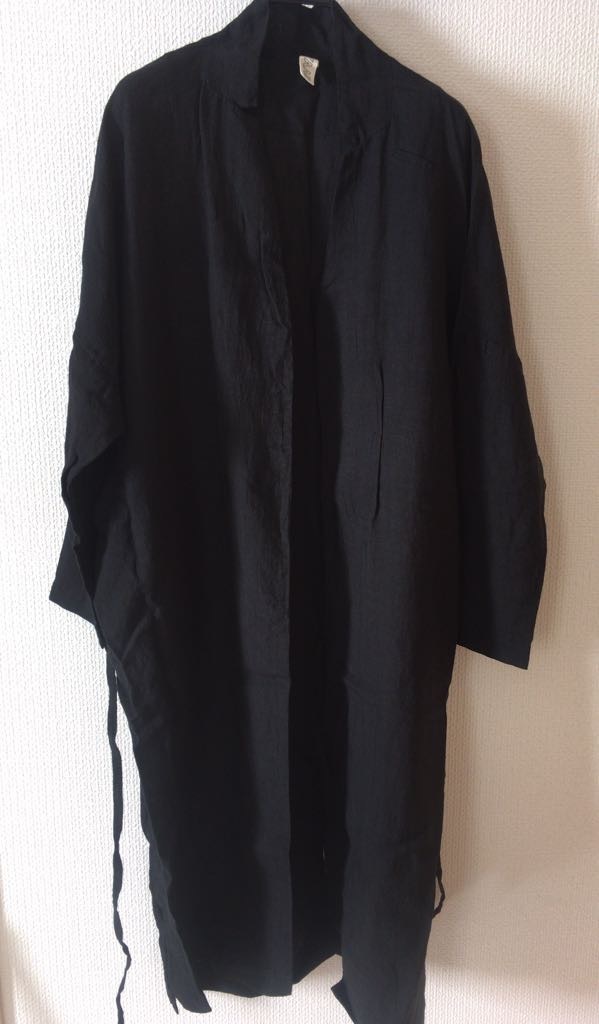 YAA!! テルセイロ TERCEIRO ☆ shirts coat ☆ リネンガウン ☆ 麻100  