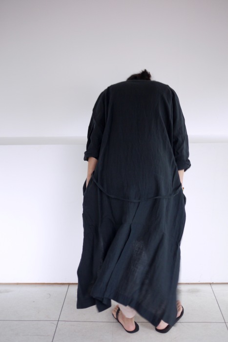 YAA!! テルセイロ TERCEIRO ☆ shirts coat ☆ リネンガウン ☆ 麻100 