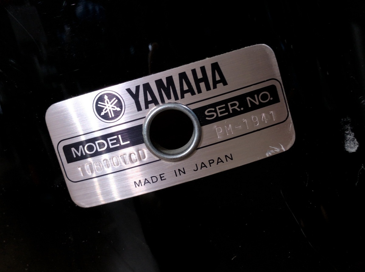 D014A057●YAMAHA ヤマハ TT810TDC YD8000シリーズ タム ドラム