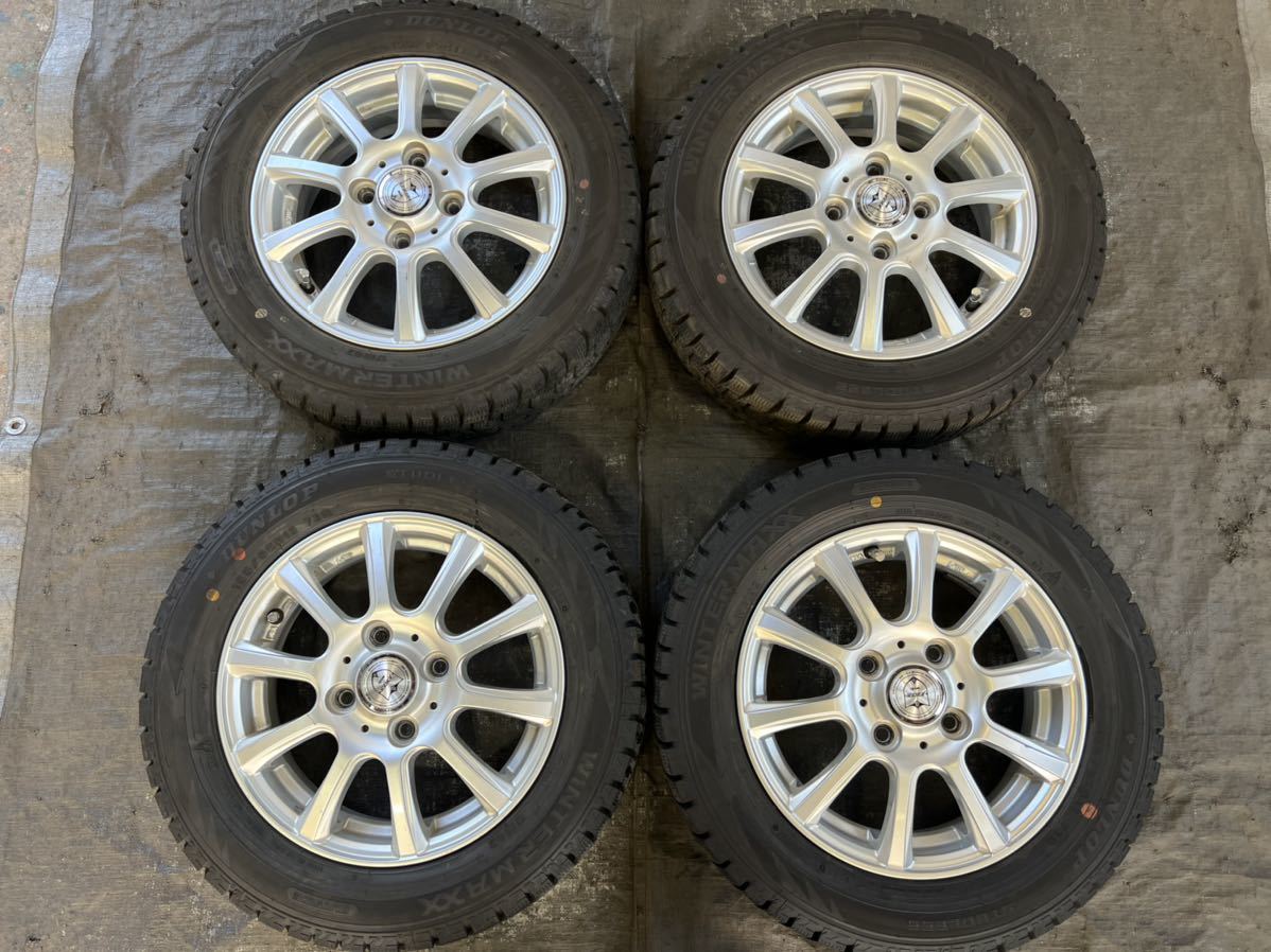 【SALE，定番人気】 極上バリ山 ウェッズジョーカー/13&times;4j+45/100/ダンロップウインターマックスWM02/155/65/13/2020年/4本セット 軽(スタッドレスタイヤ)｜売買されたオークション情報、yahooの商品情報をアーカイ 4穴