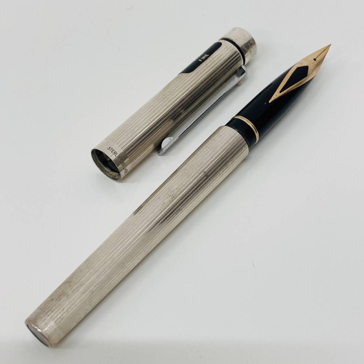 SHEFFER シェーファー万年筆 STERLING SILVER ペン先14K 585 1684