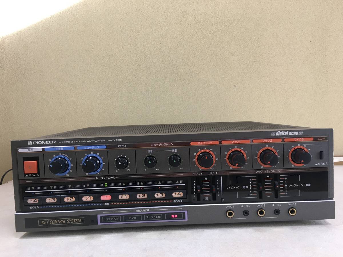 PIONEER/パイオニア カラオケ用ミキシングアンプ SA-V20II （動作品