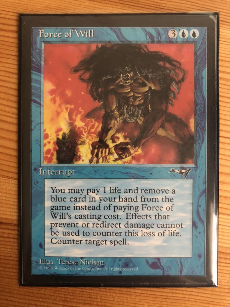MTG 意志の力 Force of Will ① of MTG 意志の力 意志 FOIL)意志