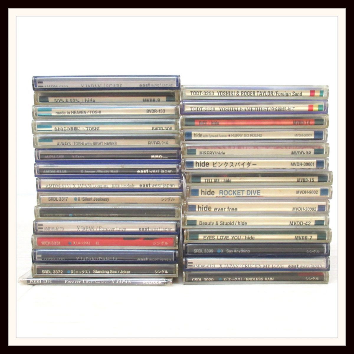 ○【廃盤】X Japan/Yoshiki/HIDE/ToshI/ 8cm シングルCD 29種セット