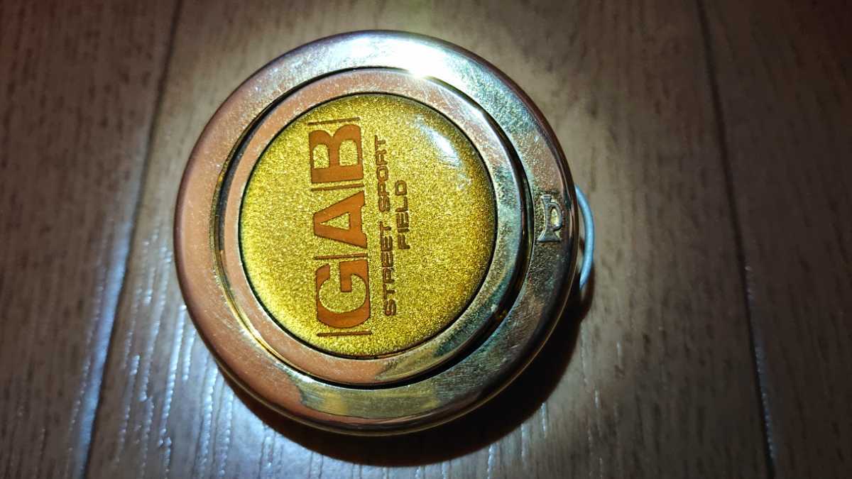 ☆当時物☆GABゴールドホーンボタン☆バブリー☆ゴージャス 