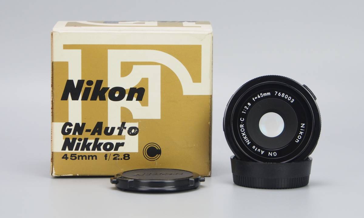 箱付備品】NIKON ニコン Auto Nikkor 45mm F2.8 GN AZ-881【美品