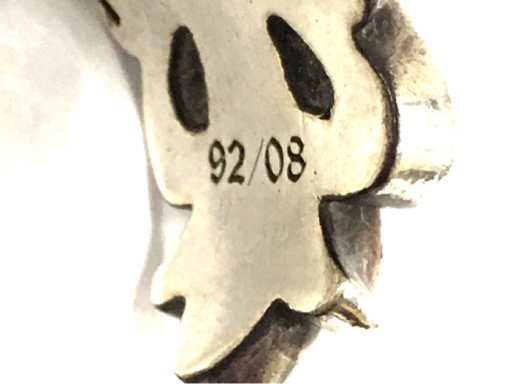 クロムハーツ 92/08 ダブルフローラルクロスリング 指輪 925 26.0g 24 