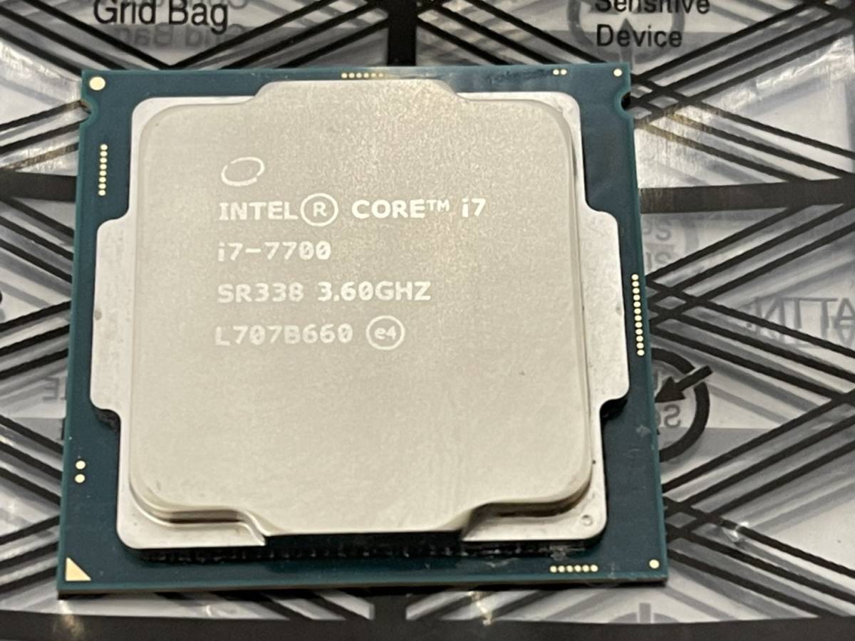 インテル Intel Core i7-7700 CPU 中古品 Intel® 【公式通販】