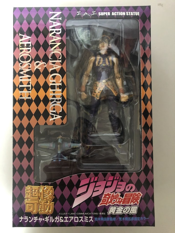 未開封品 超像可動 ナランチャ・ギルガ＆エアロスミス ジョジョの奇妙 