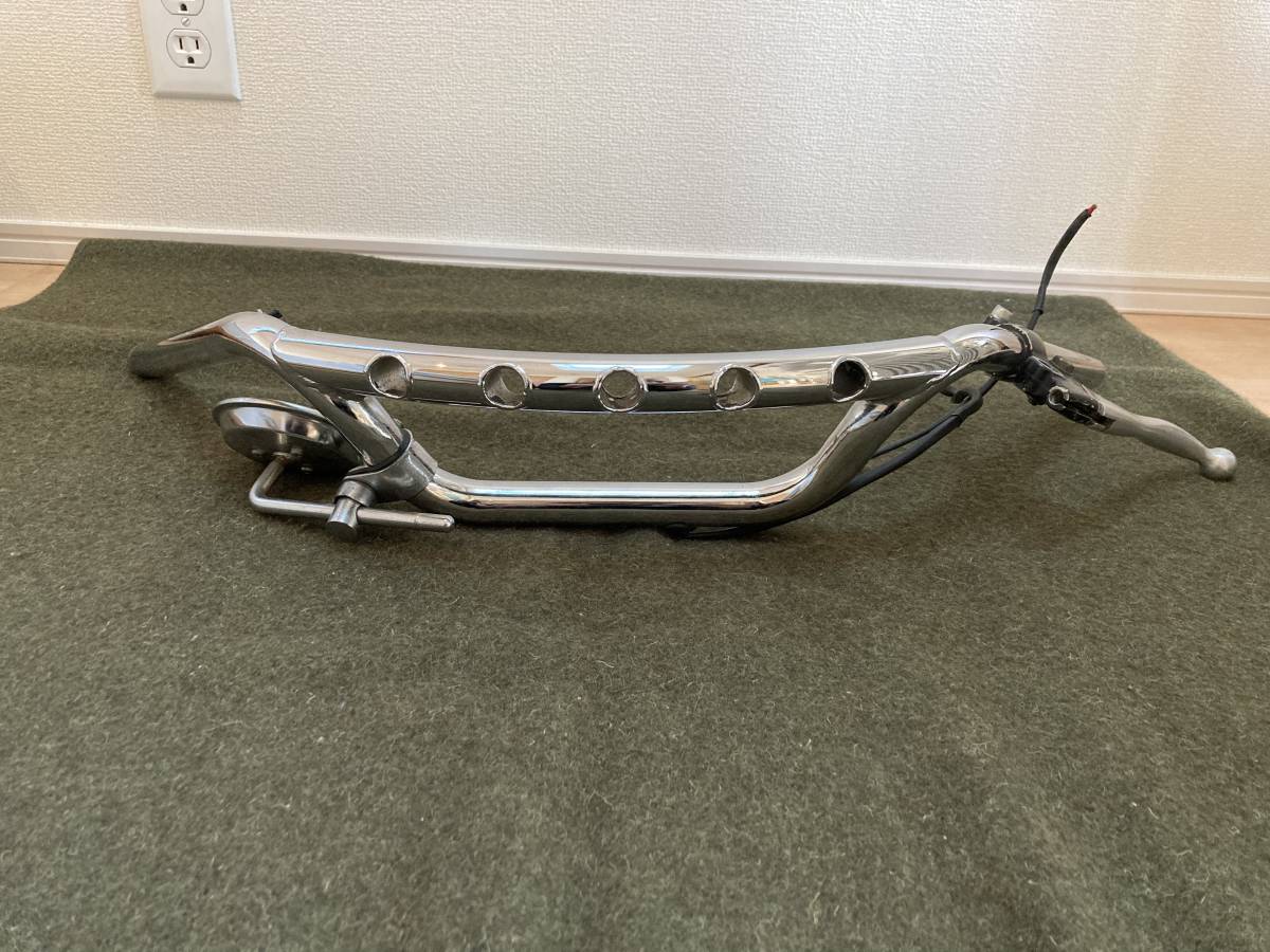 ドリルドバー ドリルドハンドル ミリサイズ SR400 SR500 W650 XS650 