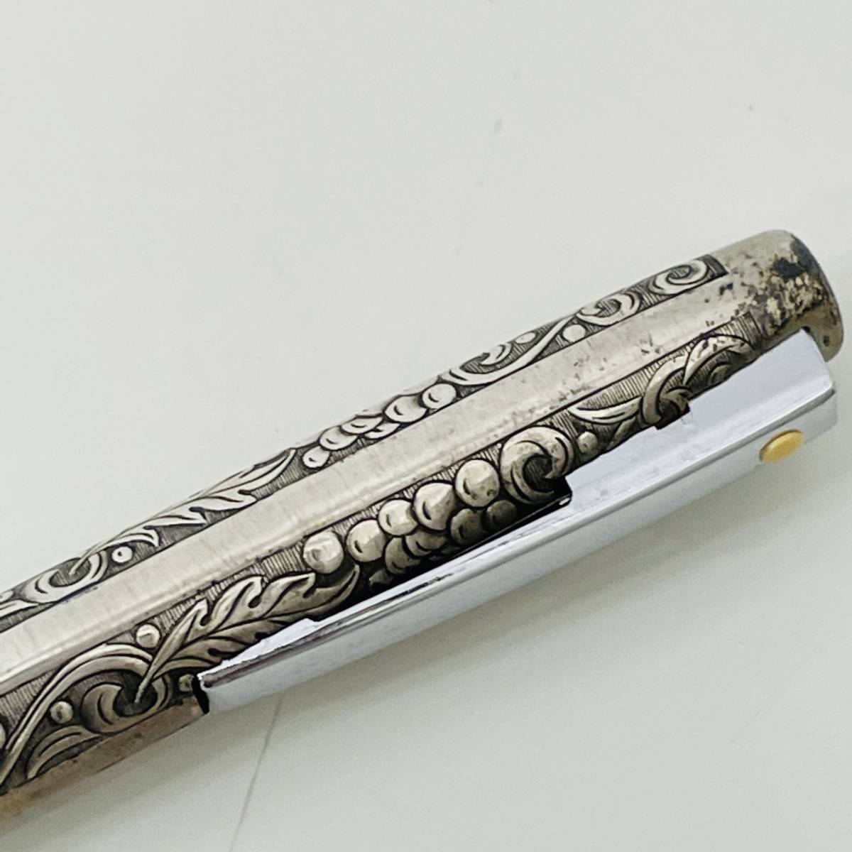 21【現状保管品】SHEAFFER シェーファー シルバーカラー ビンテージ