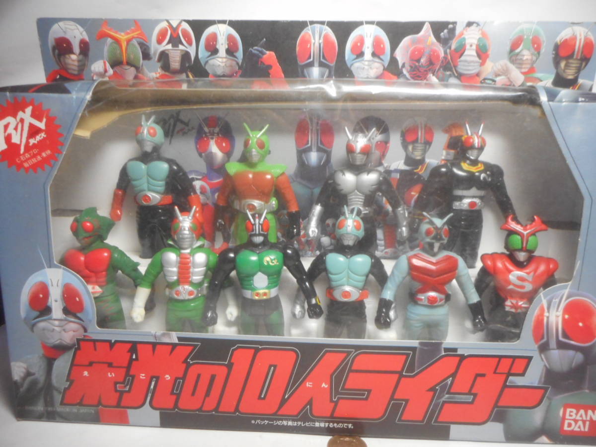 S.H.Figuarts(真骨彫製法) 仮面ライダーオーズ 2点おまとめ 栄光の10人ライダー（仮面ライダーブラックRX)ソフト箱入 仮面ライダー