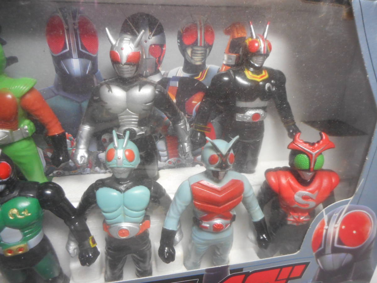 栄光の10人ライダー（仮面ライダーブラックRX)ソフト箱入 仮面ライダー