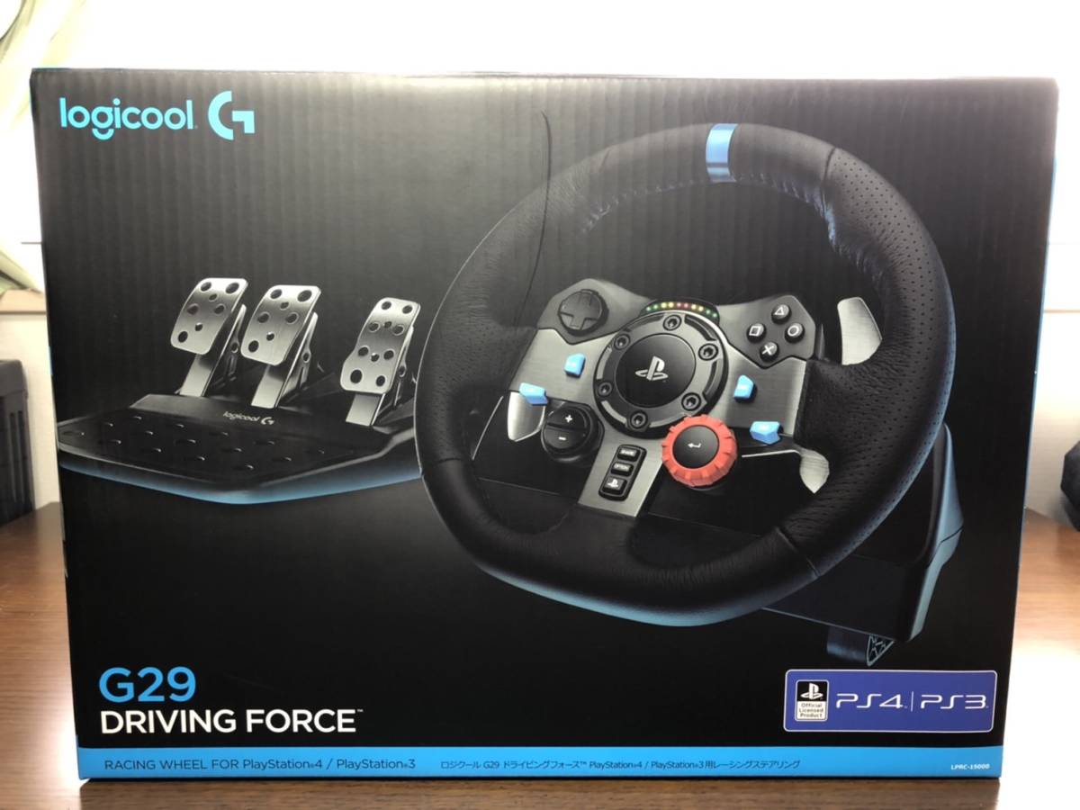 箱/シフター付き】Logicool G29 ハンドルコントローラー そし 中古